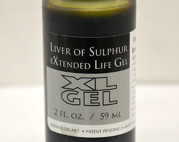 Liver Of Sulphur XL Gel In Squeeze Bottle - Metal Patina Solution For Jewelry Making By Beadsmith 12 thumbnail image