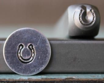 5mm Horseshoe DIY Jewelry Making Metal Design Stamp - Stamping Kit, Tools, Press, Machine & Supplies - SGCH-302