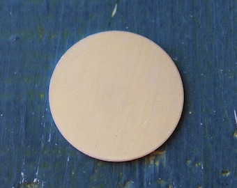 Aluminum Round Stamping Blank - 1 1/4" Metal Stamping Blank - 20 Gauge - Pack of 10 - Jewelry Metal Stamping Blank - SGIAD12480