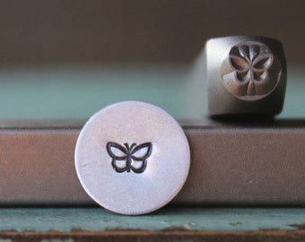 5mm Butterfly DIY Jewelry Making Metal Design Stamp - Stamping Kit, Tools, Press, Machine & Supplies - SGCH-145
