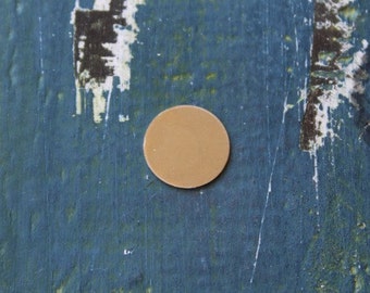 Nickel Silver Round Stamping Blank - Metal Stamping Blank - 24 Gauge - Pack 10 - 5/8" Circle - Jewelry Stamping Blank - SGMET-600.26