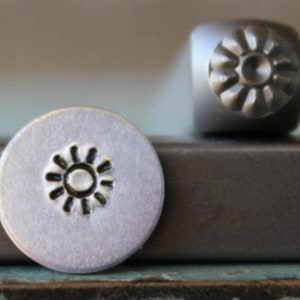 Brand New 5mm Simple Sun Metal Design Stamp - Metal Stamp - Metal Stamping and Jewelry Tool - SGCH-309