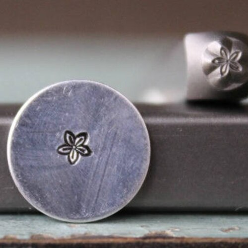 Brand New 3mm Flower Metal Design Stamp - Metal Stamp - Metal Stamping and Jewelry Tool - SGCH-192