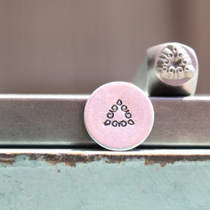 Supply Guy 6mm Southwest Marking 7 Metal Design Stamp - Metal Stamp - Metal Stamping and Jewelry Tool - SGCH-534