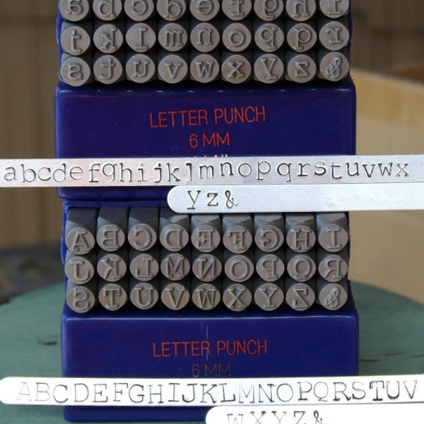 Metal Alphabet Stamp Etsy