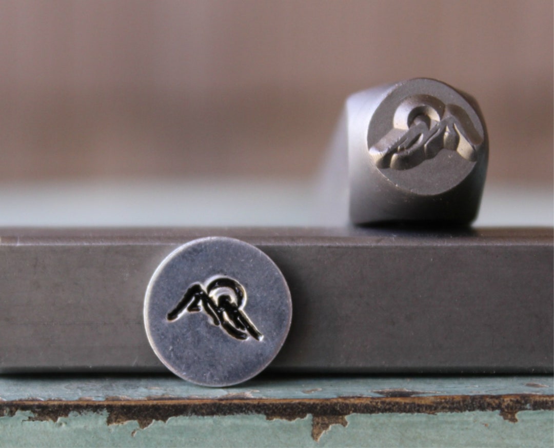 SUPPLY GUY - Poinçon De Mariage En Métal Gravé 8mm Pour Marié Et Mariée (Modèle SGCH-9)