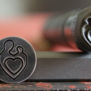 Advantage Series Mother and Baby Metal Design Stamp - Made In The USA - Available In 3 Different Sizes - For use on Stainless Steel- SGAD-10