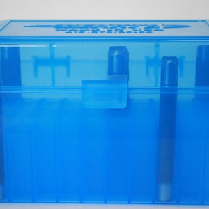 Metal Stamp Storage Case 50 Slot Metal Stamp Storage Case With Lid SG410Blue image 2