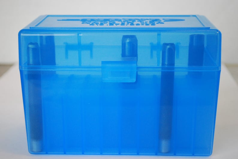 Metal Stamp Storage Case 50 Slot Metal Stamp Storage Case With Lid SG410Blue image 2