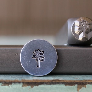 Supply Guy 6mm Tree Metal Design Stamp - Metal Stamp - Metal Stamping and Jewelry Tool - SGCH-402