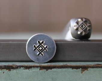 6mm Southwest Marking 3 DIY Jewelry Making Metal Design Stamp - Stamping Kit, Tools, Press, Machine & Supplies - SGCH-390