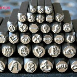 Brand New Supply Guy Metal Design Stamps - Choose from any of the 45 stamps listed - Sizes range from 1.5mm to 8mm