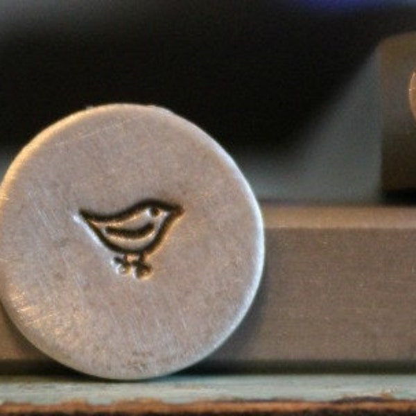 4mm Little Love Bird Metal Design Stamp - Metal Stamp - Metal Stamping and Jewelry Tool - SGCH-21