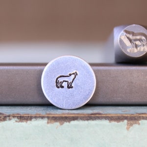 Supply Guy 5mm Southwest Coyote Metal Design Stamp - Metal Stamp - Metal Stamping and Jewelry Tool - SGCH-473