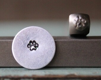 Supply Guy 3mm Dog Paw Metal Design Stamp - Metal Stamp - Metal Stamping and Jewelry Tool - SGCH-119