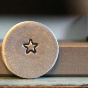3mm Rounded Corner Star DIY Jewelry Making Metal Design Stamp - Stamping Kit, Tools, Press, Machine & Supplies - SGCH-32