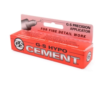 ImpressArt G-S Hypo Cement Glue - .33 ounce tube - Quickly Bonds Metal to other surfaces for Jewelry Making Purposes - SGX001