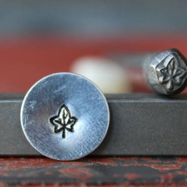 Hoja Metal Diseño Sello - Sello de Metal - Metal Stamping y Joyería Herramienta SGF-6