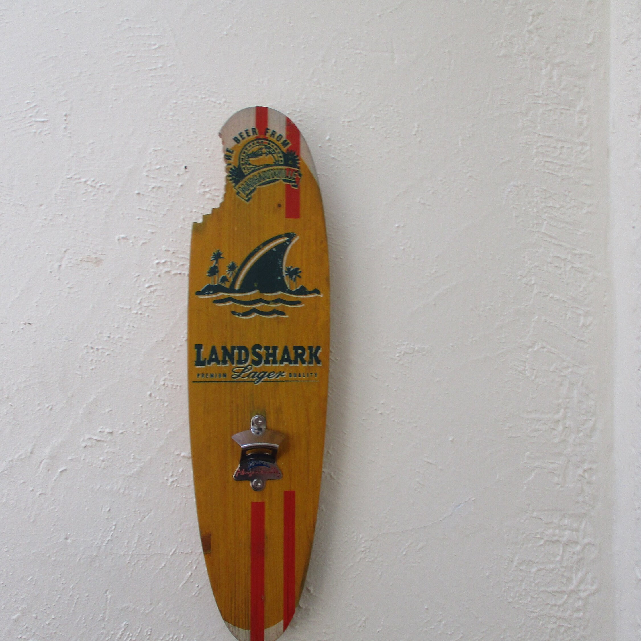 Landshark beer surfboard sign deals