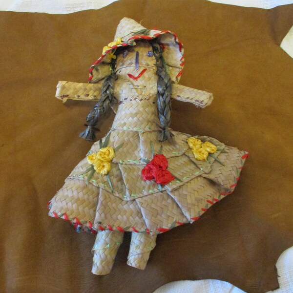 Straw Doll Etsy