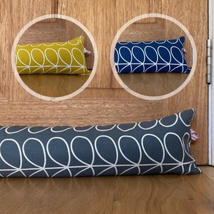 DRAUGHT EXCLUDER, customisable draft stopper, heavy draft excluder with filling, Window / Door Draft Stopper filled, made in Uk