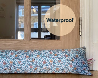 WATERPROOF DRAUGHT STOPPER uk, outdoor draft excluder, heavy draft excluder for outside door / window,  breeze blocker, patio draft excluder