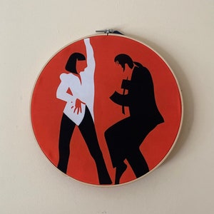 WALL DECOR - 30 Cm - PULP FICTiON wall art, Quentin Tarantino Wall Art, contemporary wall hanging