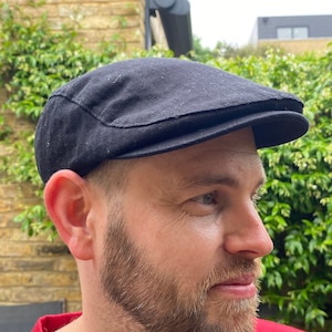 VINTAGE FLAT CAP, summer coppola, lightweight peaky blinders hat, light fabric cap