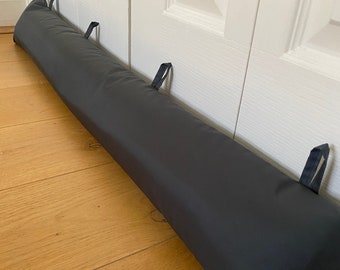 WATERPROOF DRAUGHT EXCLUDER, outdoor draft stopper, door draft excluder, patio draft excluder with filling, draught stopper Uk