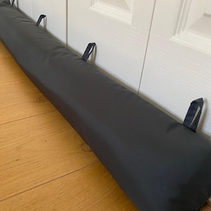 WATERPROOF DRAUGHT EXCLUDER, outdoor draft stopper, door draft excluder, patio draft excluder with filling, draught stopper Uk