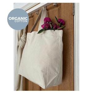 GROSSE STRANDTASCHE - BIO-BAUMWOLLE Tragetasche, Große Canvas-Tasche, Übergroße Canvastasche, Tote-Handtasche, Maxi-Strandtasche