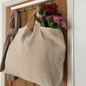 BOLSO DE PLAYA EXTRA GRANDE - 72 x 48 cm, bolso shopper enorme, bolso tote extragrande, bolso Tote, bolso de playa de yute y algodón, bolso tote gigante, bolso de hombre xxl