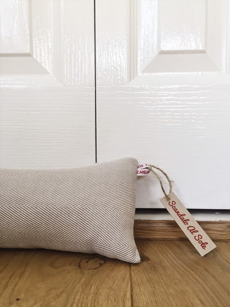 Draught Excluder Draft Stopper Beige Draft Excluder With Filling Door Draft Stopper Custom Made