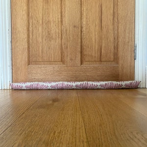 double under door draught excluder, double sided door draft stopper uk, door sausage, draught stopper, door air noise blocker, noise stopper cherry ferne