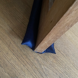 double under door draught excluder, double sided door draft stopper uk, door sausage, draught stopper, door air noise blocker, noise stopper Waterproof navy