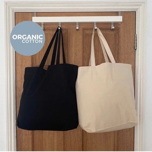 GROSSE STRANDTASCHE - BIO-BAUMWOLLE Tragetasche, Große Canvas-Tasche, Übergroße Canvastasche, Tote-Handtasche, Maxi-Strandtasche