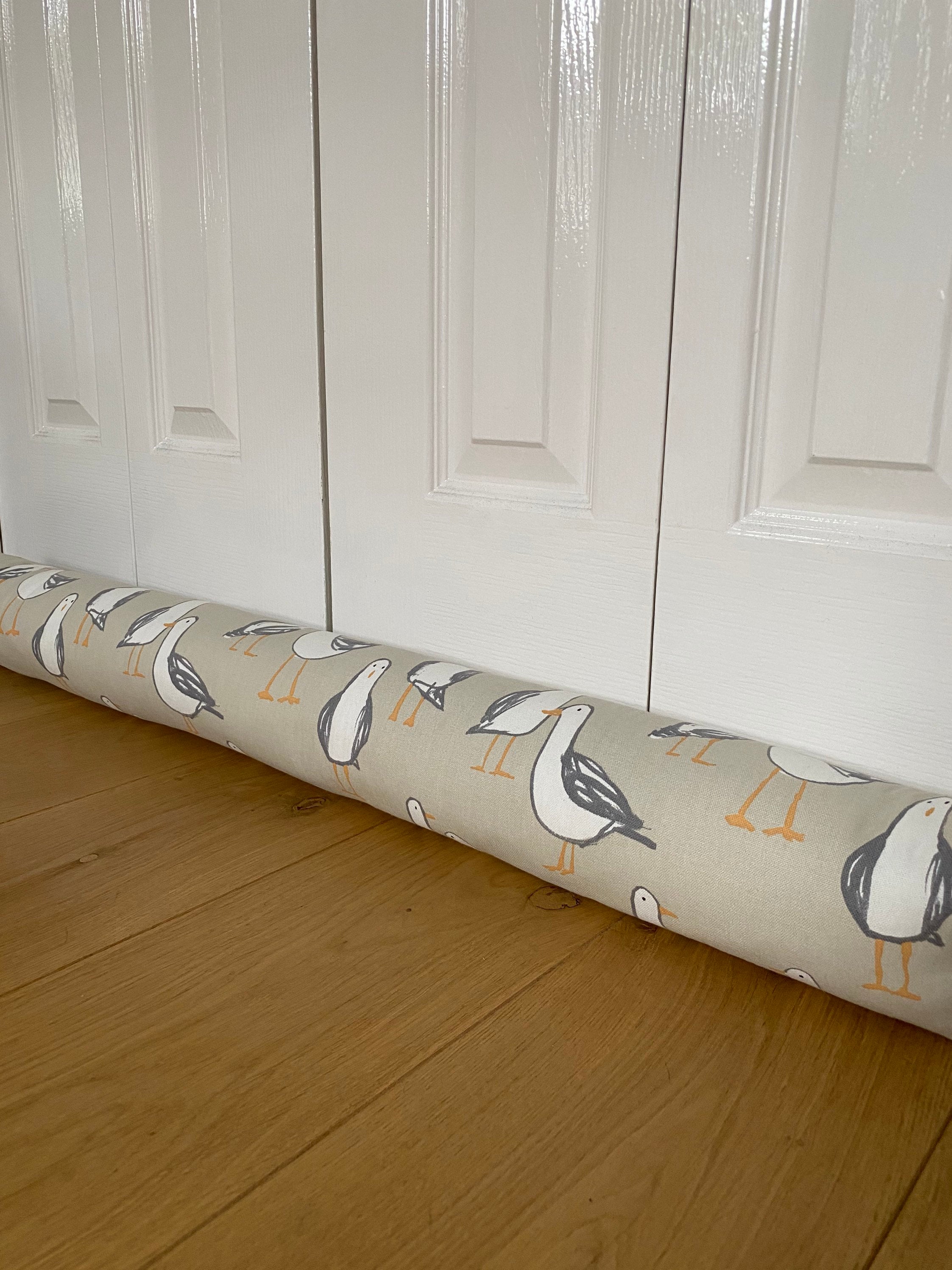 DRAUGHT Stopper CM 130 SEAGULLS Fabric Draft Stopper Etsy UK