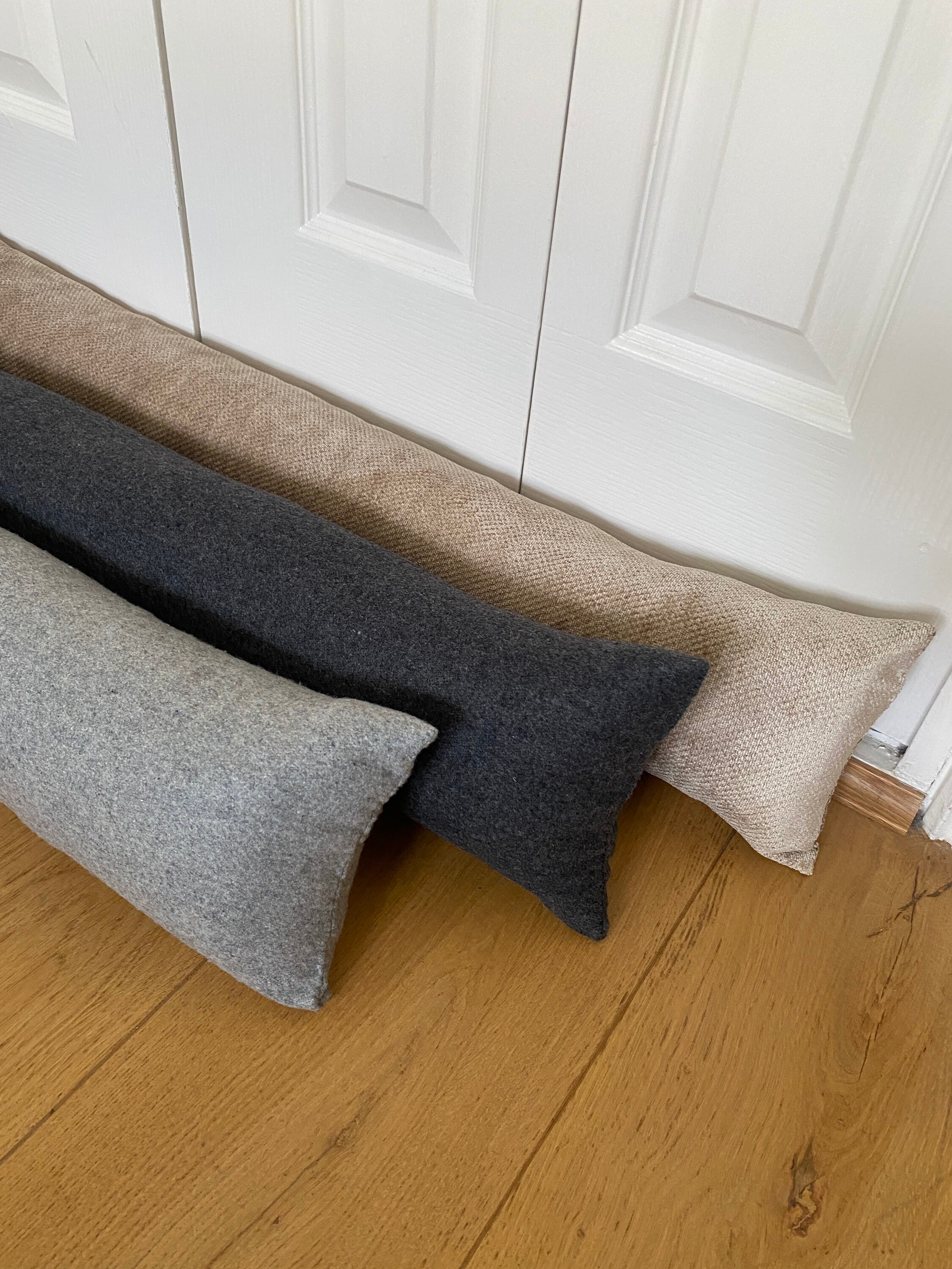 DRAUGHT EXCLUDERS Grey Draft Stopper Door Snake Long Draft Etsy UK