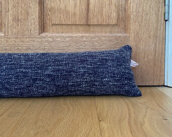 Draught Excluder Fabric Window Door Draft Stopper Cushion Wool Ticking Stripe 