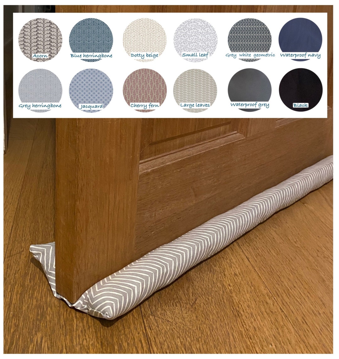 Double Under Door Draught Excluder Double Sided Door Draft Etsy