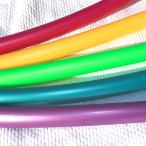 Lovely Bright and Shiny HDPE Hoops 3/4 OD Push Button Connection Any Size Free Sanding Option image 1