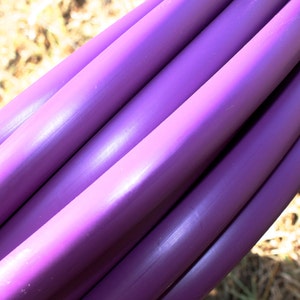 Pretty Purple HDPE Hoop 5/8 OD Push Button Connection Any Size Free Sanding image 2