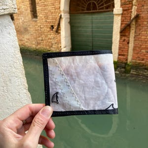 Cartera de vela reciclada imagen 4