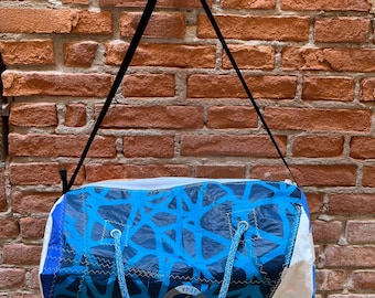 Recycled sail duffle bag