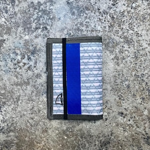 mini wallet in vele riciclata