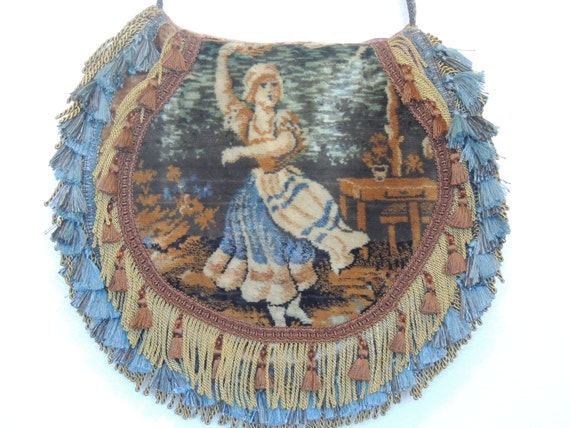 Gypsy Girl Bag, Bohemian bag, Boho chic tapistry bag, Hippie bag, fringed bag, tapestry bag, festival bag, messenger bag, Hobo bag,