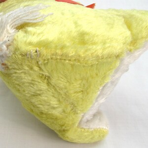 Vintage 1950s Stuffed Bunny Yellow Rabbit Toy With Pink Plastic Nose - Etsy