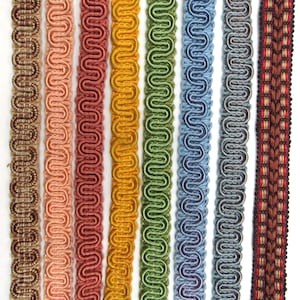 Garniture de guirlande de défilement 1/2&quot;+ tresse tissée décoration d&#39;ameublement garniture de coussin costumes