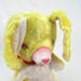 Vintage 1950s Stuffed Bunny Yellow Rabbit Toy With Pink Plastic Nose - Etsy
