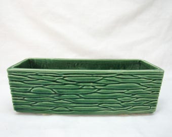 Mid Century McCoy suckulentkruka horisontell texturerad rektangel 23 cm